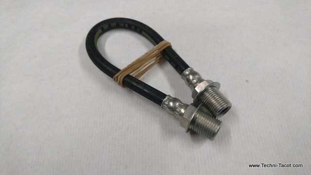 Flexible de frein AR 460 mm - Peugeot 404 berline injec coupé cab suivant année