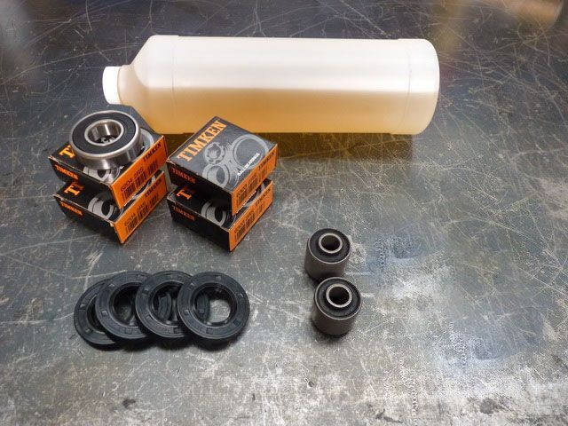 Kit réfection 2 amortisseurs AV - 38 mm - Peugeot 203 ou 403