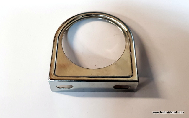 Support de manometre chrome