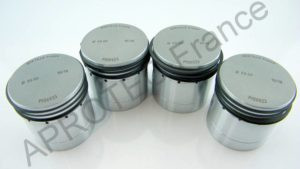 Pistons complets - jeu de 4 - Ø 72.50 mm - Simca