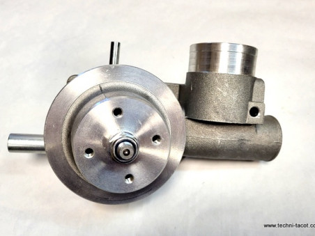 Water pump axis 15 with non-declutchable pulley - Peugeot 203/403