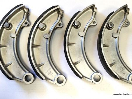 Set of 4 front brake shoes Simca 6