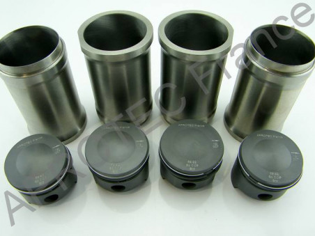Kit chemises pistons Ø 60 mm axe Ø14 mm - Renault Dauphine 1093