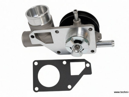 Water pump axis 15 with non-declutchable pulley - Peugeot 203/403