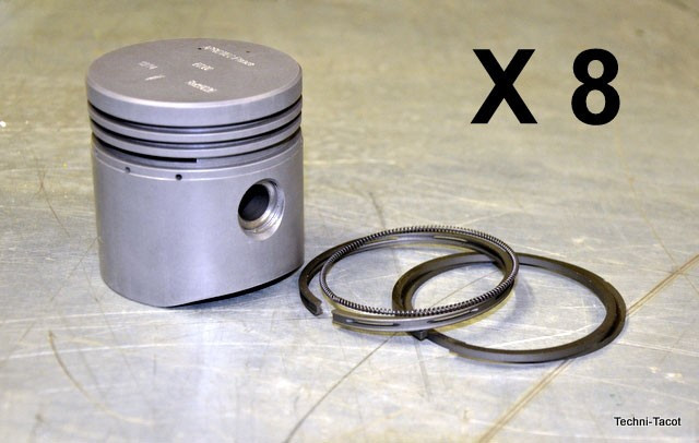 Jeu de 8 pistons 67.00 Simca Versailles Chambord