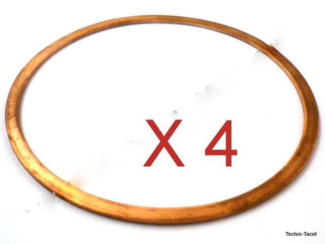 Joint embase x4 - Ø 93 ep 1.00 mm- Renault Frégate etc.