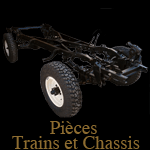 Train and chassis spare parts for Renault 4cv